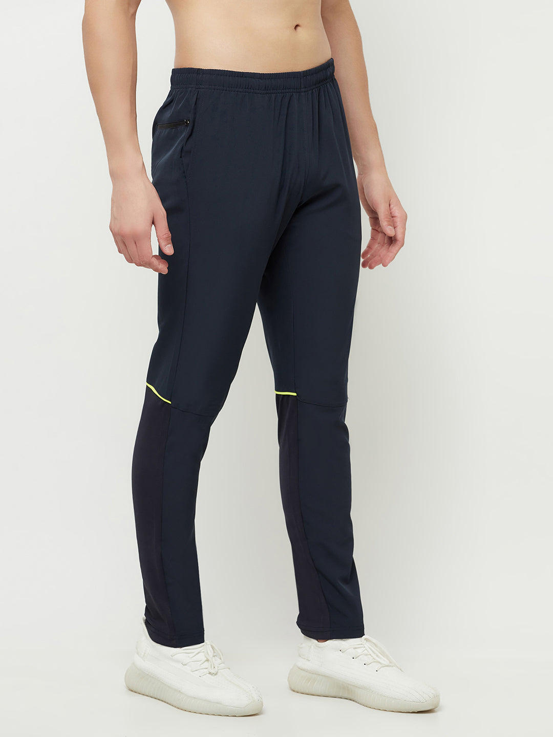 Buy Men's Super Combed Cotton Rich Slim Fit Trackpants with Side and Back  Pockets - Grey Melange & Black 9510 | Jockey India