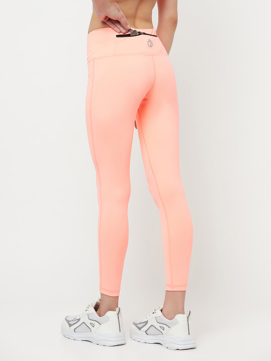 Phone pocket leggings & sports bra combo - Women's Pastel Pink – TRUEREVO